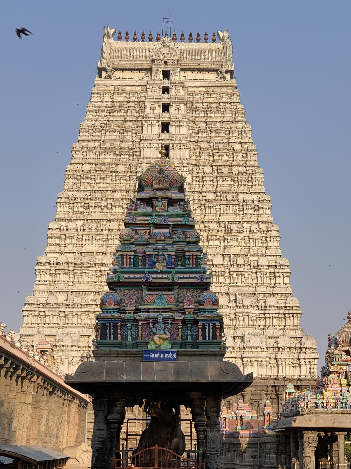 Gopuram tower of a South Indian temple
