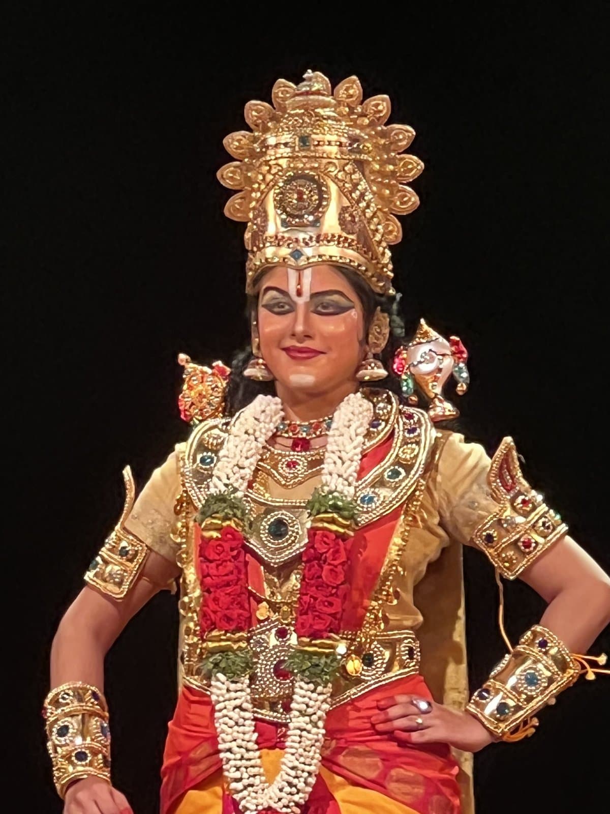 Festival deity, adorned